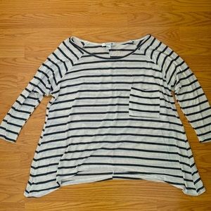Flowy stripe top